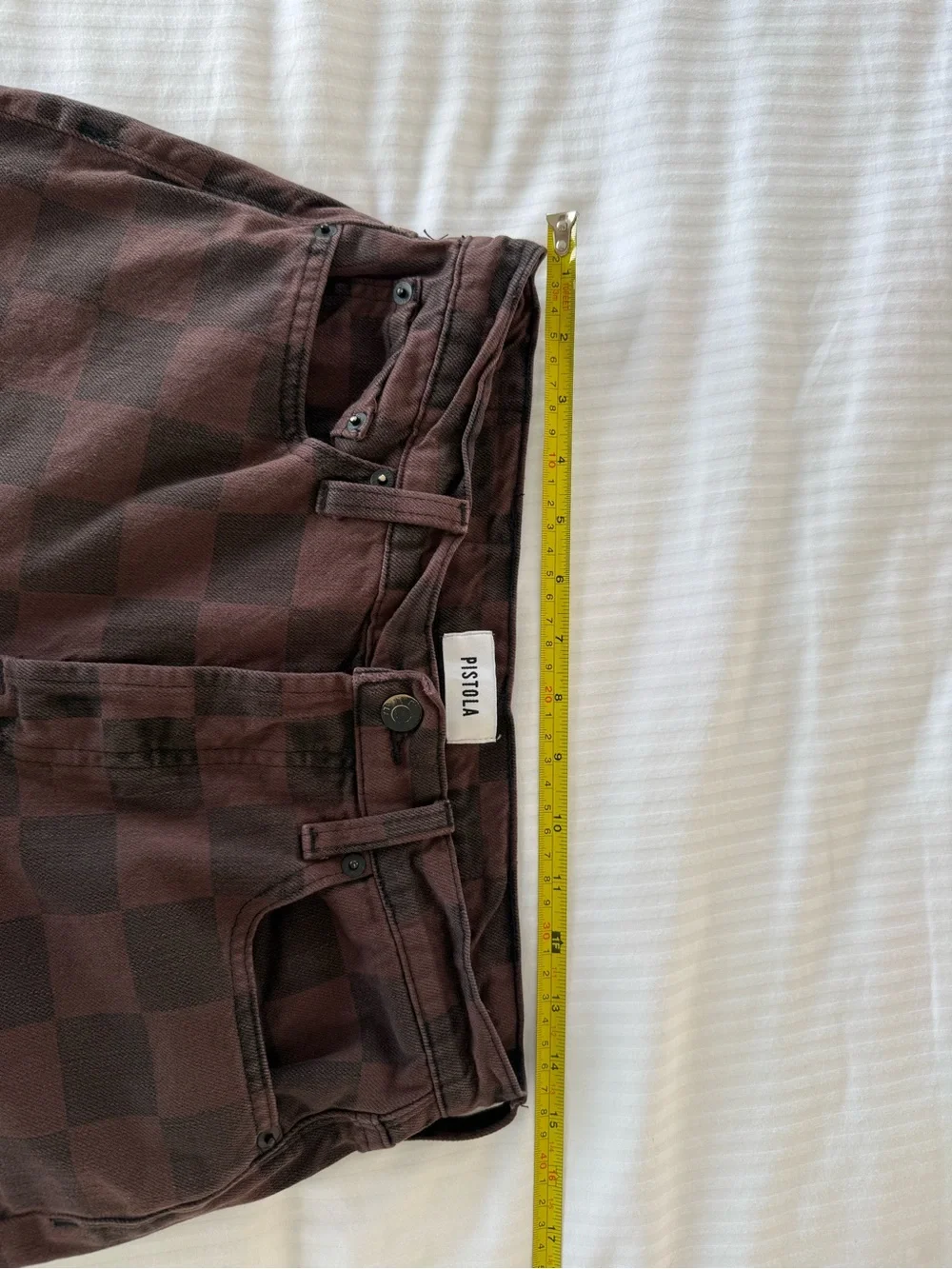 Pistola Charlie high-rise straight ankle jeans in Arcadian pattern - Size 26